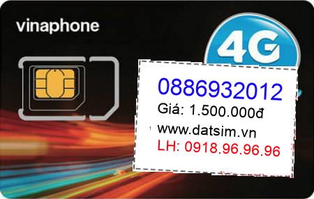 sim điện thoại 0886932012