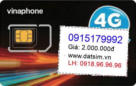 sim điện thoại 0915179992