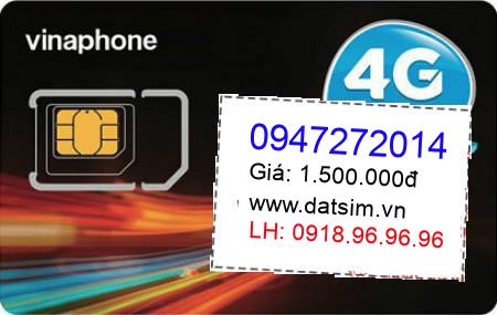 sim điện thoại 0947272014