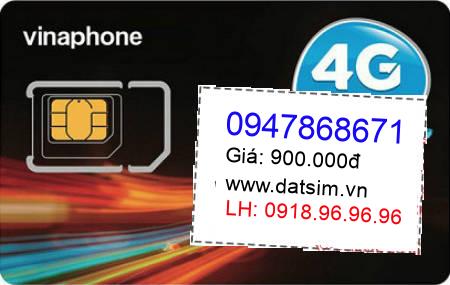 sim điện thoại 0947868671